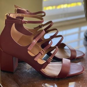 CK Leather sandals - genuine leather size 7M .